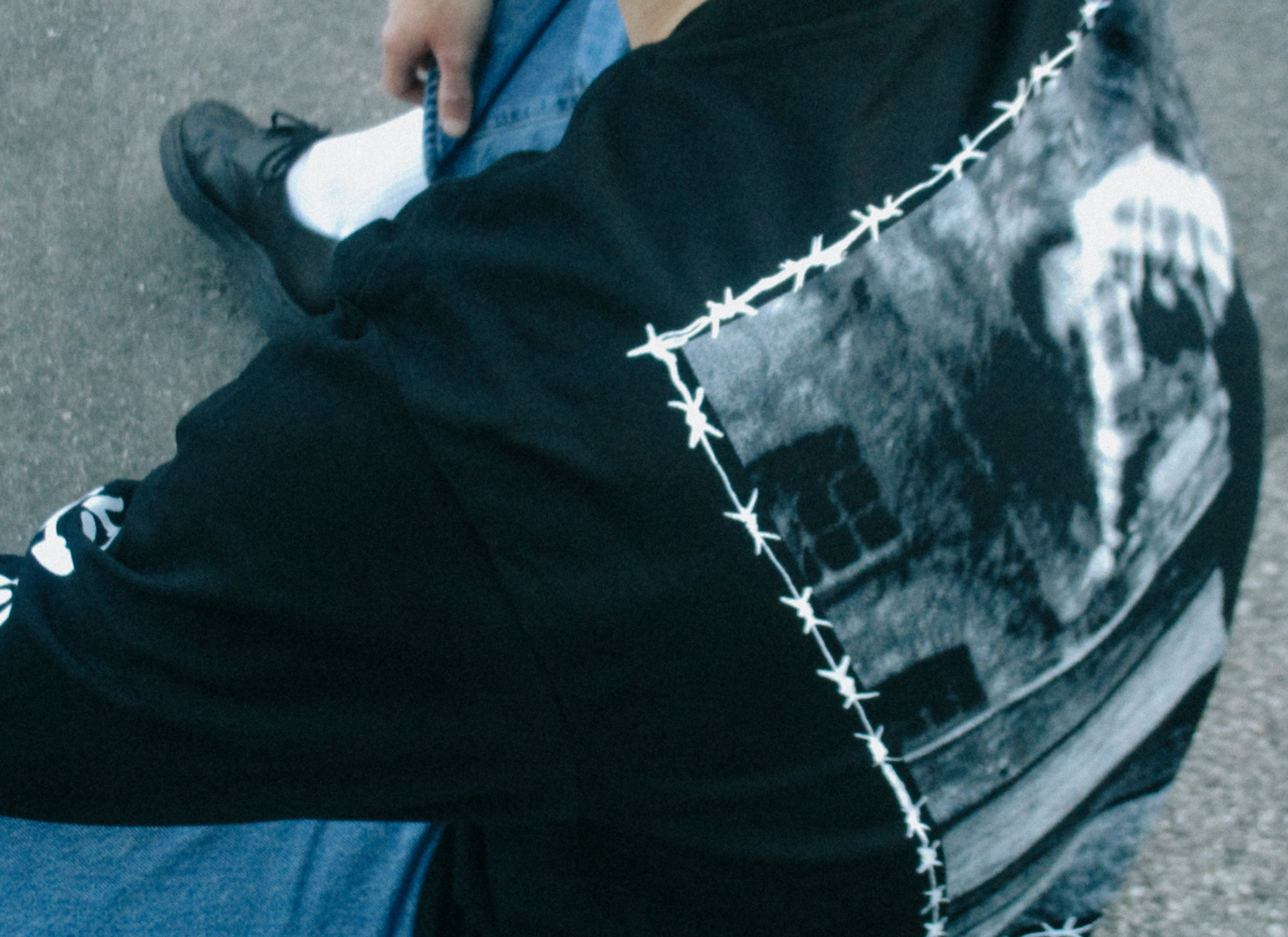  Große Kunst Longsleeve, Farbe: schwarz 